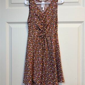 Charming Floral Sleeveless Dress for Kids